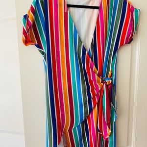 Vici Dolls Colorful Striped Dress